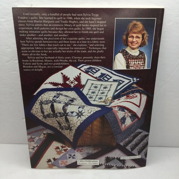 Vintage 1992 Tiny Traditions Sylvia Trygg Voudrie Quilting Book Patterns Designs - Picture 9 of 11